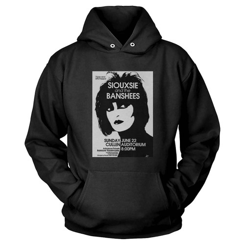 Siouxsie & Banshees Vintage Concert Reproduction Hoodie