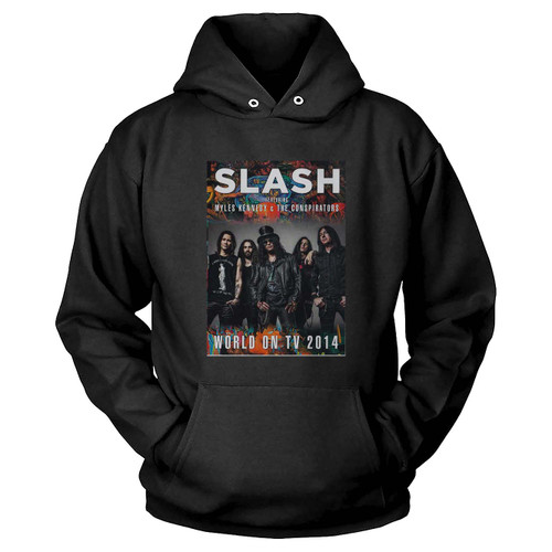 Slash Feat Myles Kennedy And The Conspirators World On Tv 2014 Hoodie