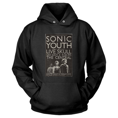 Sonic Youth Live Skull Central Concert Hoodie