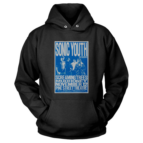 Sonic Youth Screaming Trees Mudhoney Pine Street Theatre Concert Hoodie