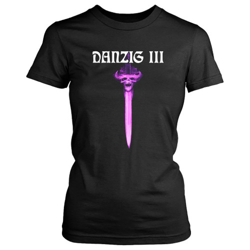 Danzig Iii Sword Logo Women's T-Shirt Tee