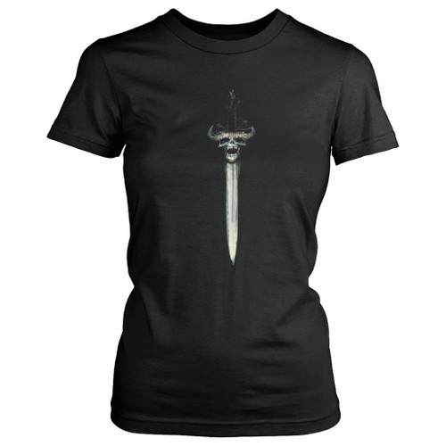 Danzig Logo Skull Sword Women's T-Shirt Tee