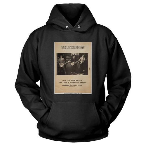 Television The Ramones 1974 New York City Concert Hoodie