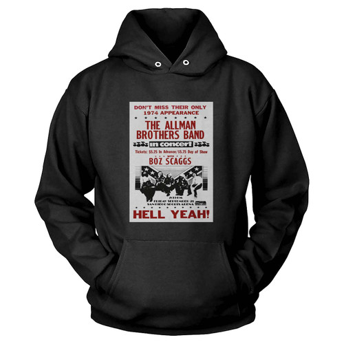 The Allman Brothers Band Featuring Boz Scaggs Hoodie