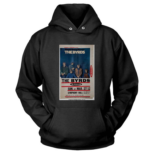 The Byrds 1966 Newark Nj Concert Hoodie