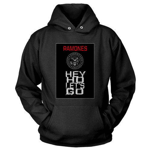 The Ramones Flag Hey Ho Let's Go Hoodie