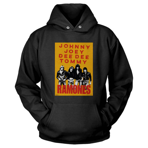 The Ramones Johnny Joey Dee Dee Tommy Retro Vintage Classic Punk Rock Music Hoodie