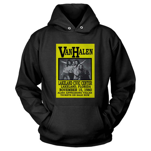 Van Halen Replica 1980 Concert Hoodie