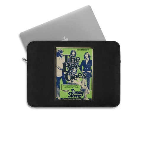 1973 Bee Gees Portland Or Concert Laptop Sleeve