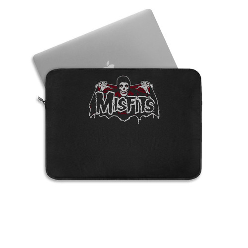 Band Misfits Batfiend Skull And Wings Logo Laptop Sleeve