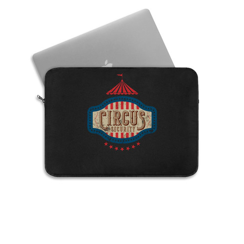 Circus Party Circus Security Vintage Retro Laptop Sleeve