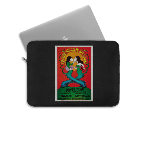 Crosby Stills Nash And Young Concert 1 Laptop Sleeve