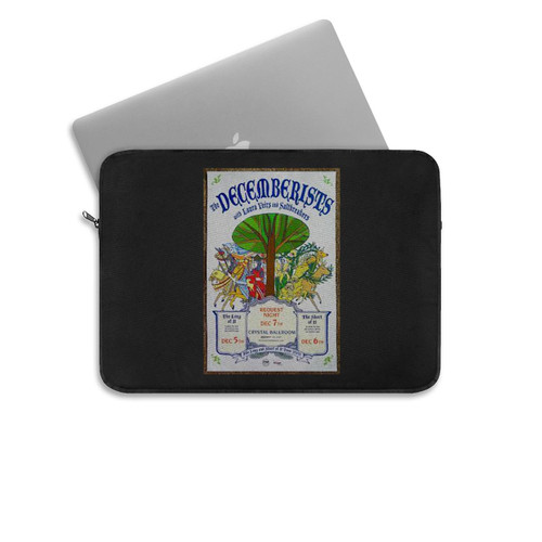 Decemberists 2007 Gig Portland Oregon Concert Laptop Sleeve
