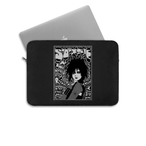 Eliteprint Siouxsie And The Banshees V1 Music Classic A3 Vintage Band Rock Blues Alternative Concert Music Laptop Sleeve