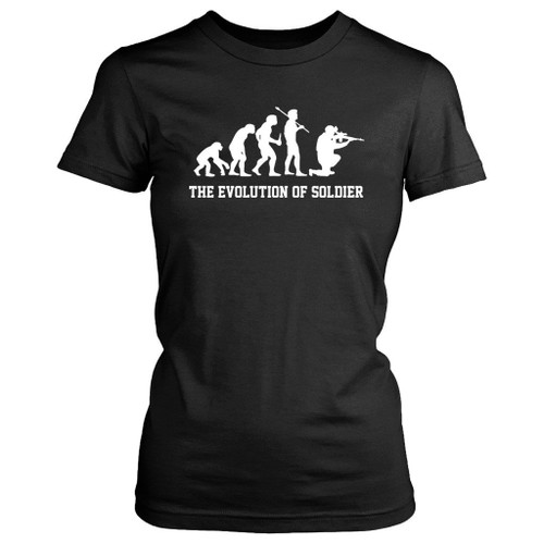 The Evolution Of Soldier Women's T-Shirt Tee