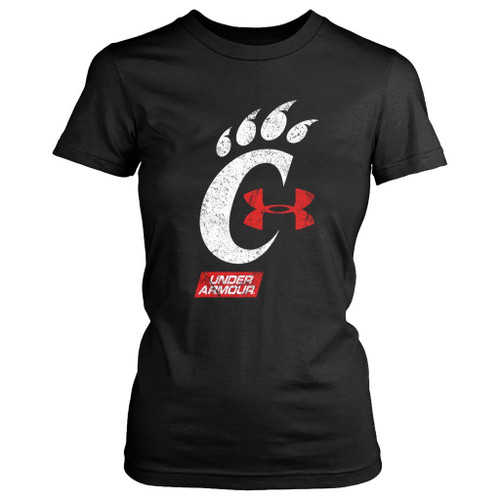 Cincinnati Bearcats Under Armour Grunge Women's T-Shirt Tee