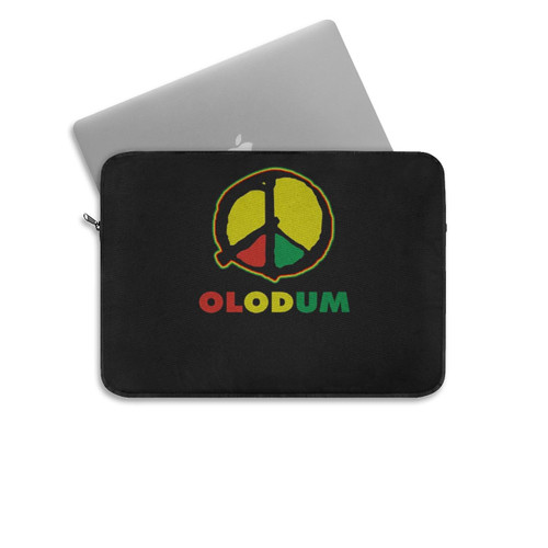 Olodum Brazilian Music Festival Peace Logo Symbo Laptop Sleeve