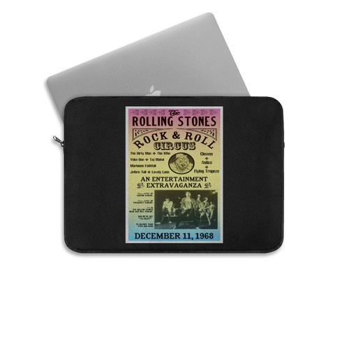 Per Diem Printing Rolling Stones Rock And Roll Circus Laptop Sleeve