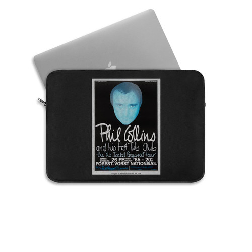 Phil Collins Brussels Forest National Concert Laptop Sleeve