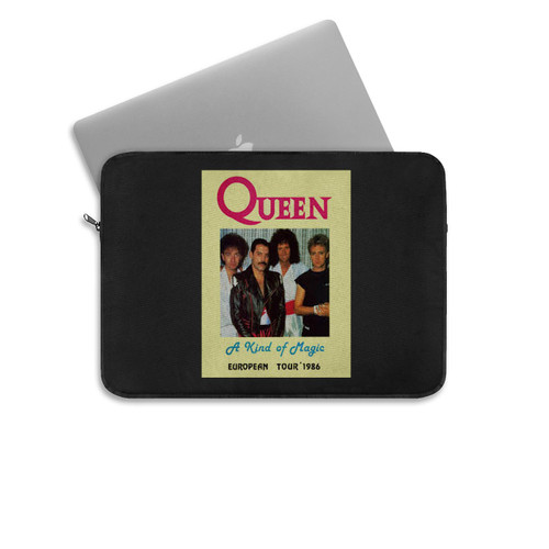 Queen Rock Concert 1986 Europe Tour Laptop Sleeve