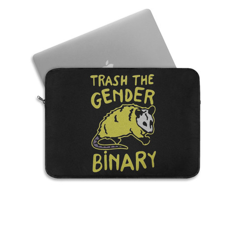 Raccoon Trash The Gender Binary Laptop Sleeve