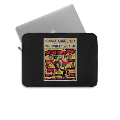 Sensational Ike And Tina Turner Revue Fourth Of July 1963 Boxing Style Concert Laptop Sleeve