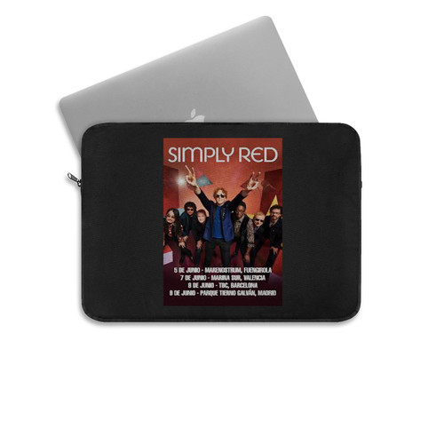 Simply Red Tocara En Espana Este Verano Laptop Sleeve