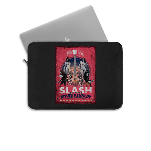 Slash World On Fire Laptop Sleeve