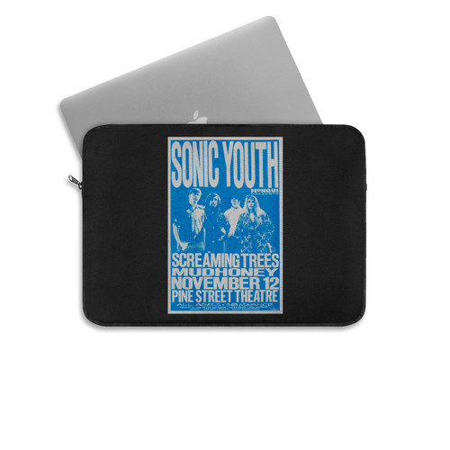 Sonic Youth Screaming Trees Mudhoney Pine Street Theatre Concert Laptop Sleeve