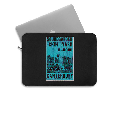 Soundgarden Canterbury Concert 1987 Laptop Sleeve