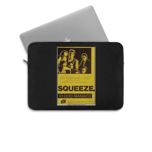 Squeeze And 10000 Maniacs At Austin City Coliseum 1988 Laptop Sleeve