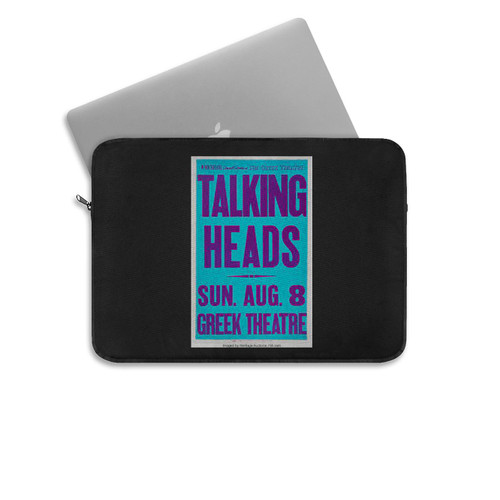 Talking Heads Greek Theatre Concert Laptop Sleeve
