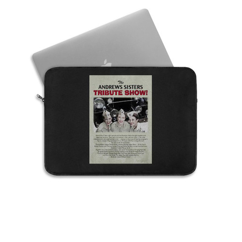 The Andrews Sisters Tribute At Sandgate Uniting Church Monday August 1 Laptop Sleeve