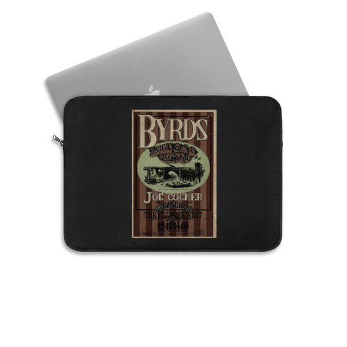 The Byrds Vintage Concert 3 Laptop Sleeve