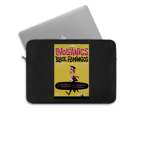 The Volcanics And Black Flamingos West Coast Tour 2018 Laptop Sleeve
