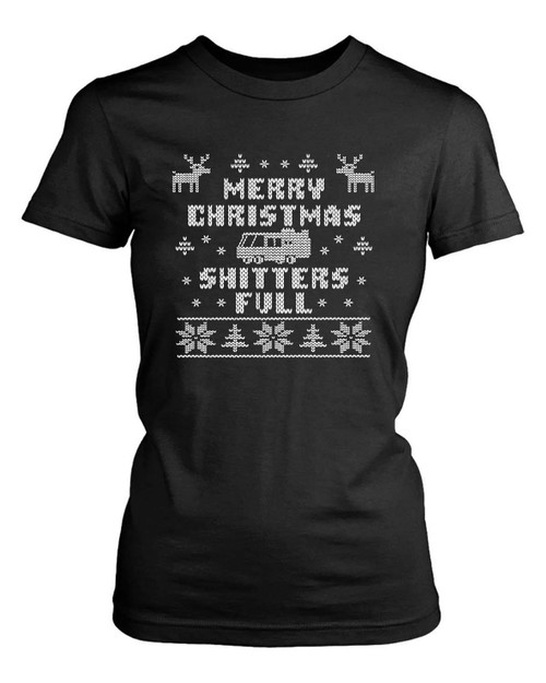 Shitters Full Christmas Women's T-Shirt Tee