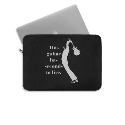 The Who This Guitar Has Seconds To Live Laptop Sleeve