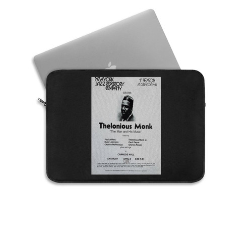 Thelonious Monk Rare Concert For One Of His Last Appearances Laptop Sleeve