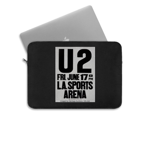 U2 L A Sports Arena Concert Laptop Sleeve