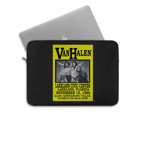 Van Halen Replica 1980 Concert Laptop Sleeve