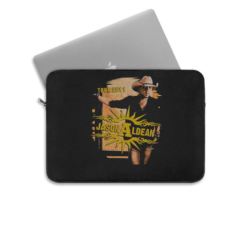 Vintage Jason Aldean Tour 2011 Laptop Sleeve