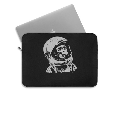 Vintage Space Travel Astronaut Monkey Laptop Sleeve