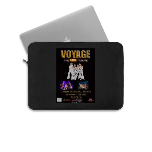Voyage Abba Tribute Band In Tarbert Village Hall Laptop Sleeve