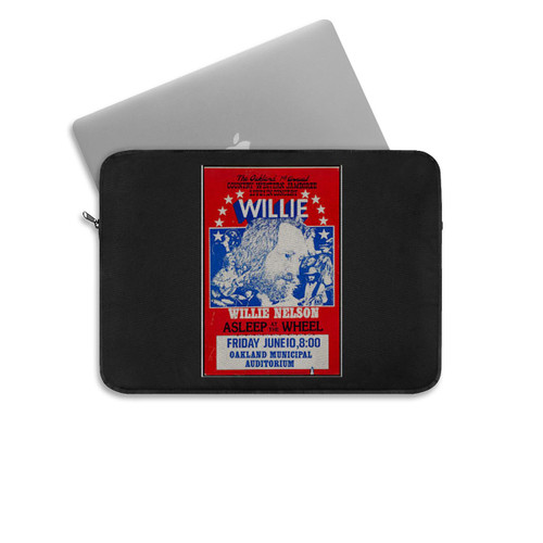 Willie Nelson Vintage Concert Laptop Sleeve