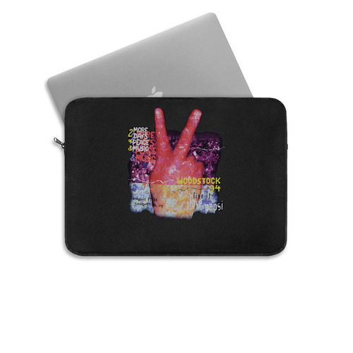 Woodstock 2 Days Of Music & Peace Concert Laptop Sleeve