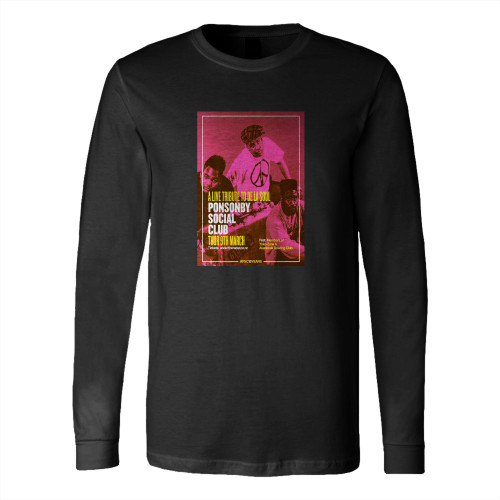 A Live Tribute To De La Soul Long Sleeve T-Shirt Tee A Live Tribute To De La Soul Long Sleeve T-Shirt Tee