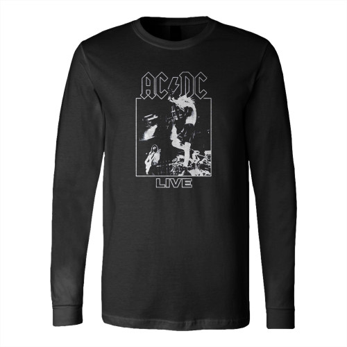 Ac Dc Live Long Sleeve T-Shirt Tee