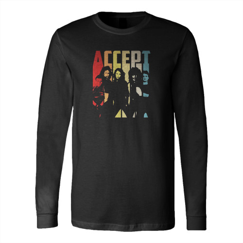 Accept Band Retro Vintage Long Sleeve T-Shirt Tee