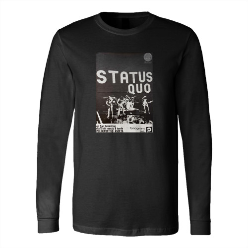 An Original Status Quo Concert Long Sleeve T-Shirt Tee