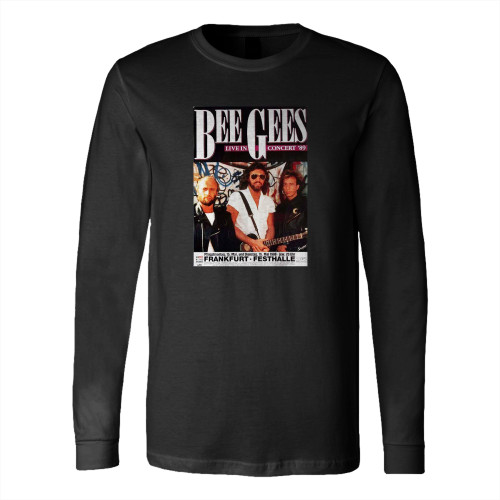 Bee Gees Live In Concert 1988 Long Sleeve T-Shirt Tee